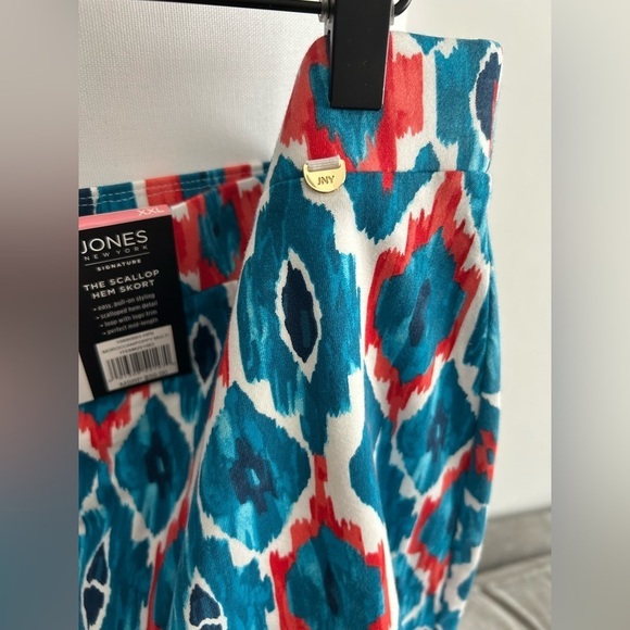 Jones New York Golf Tennis Geometric Blue Oversized Confort Plus Size Skort XXL - Picture 4 of 8